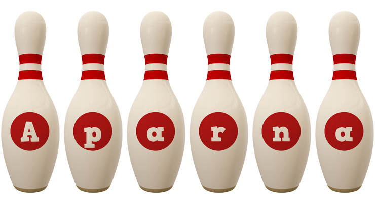 Aparna bowling-pin logo