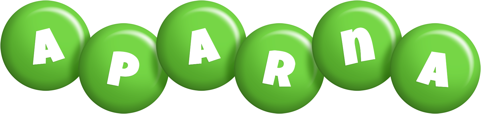 Aparna candy-green logo