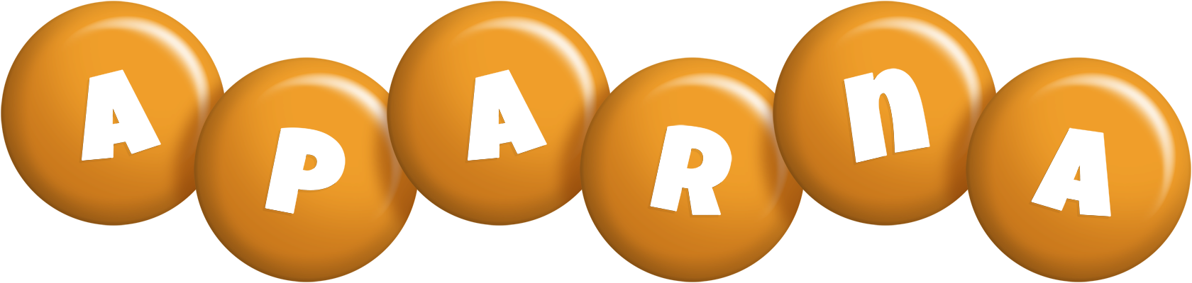 Aparna candy-orange logo