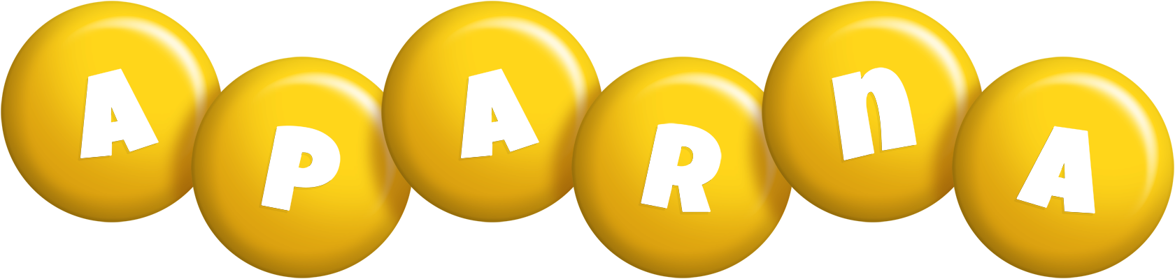 Aparna candy-yellow logo