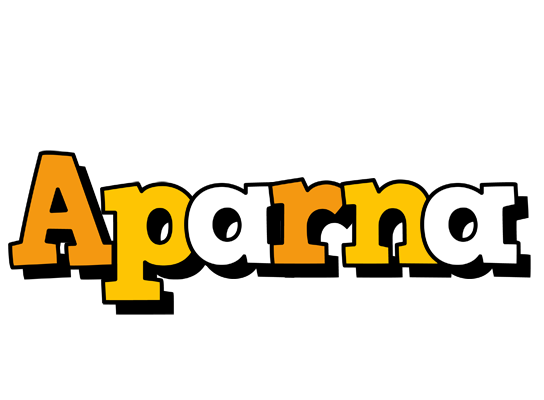 Aparna cartoon logo