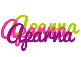 Aparna flowers logo