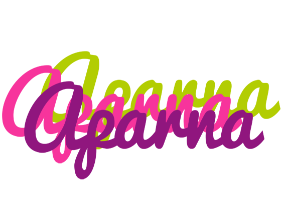 Aparna flowers logo