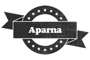 Aparna grunge logo