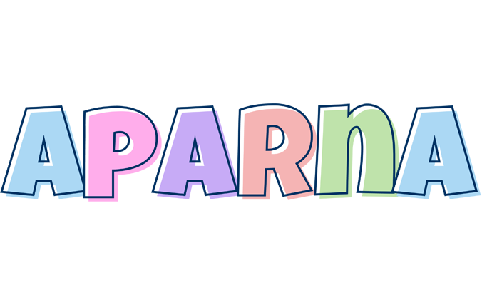 Aparna pastel logo