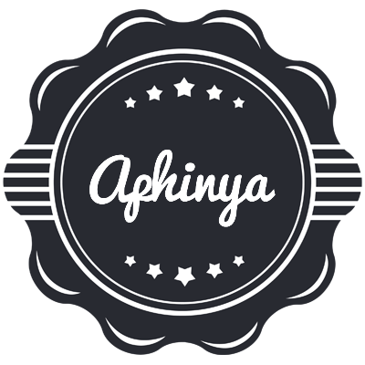 Aphinya badge logo