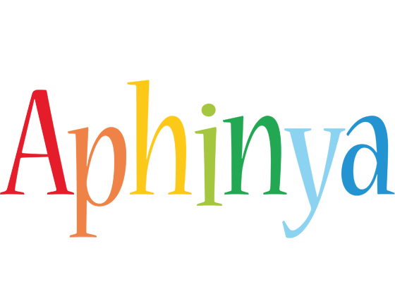 Aphinya birthday logo