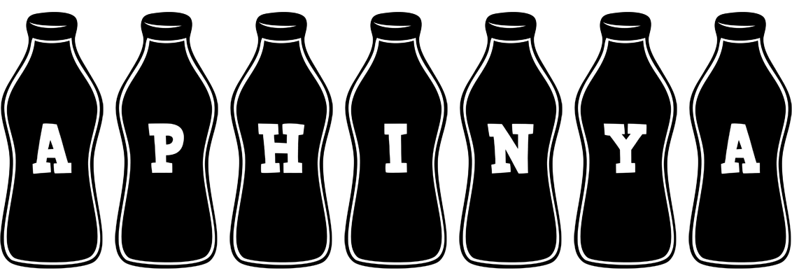 Aphinya bottle logo