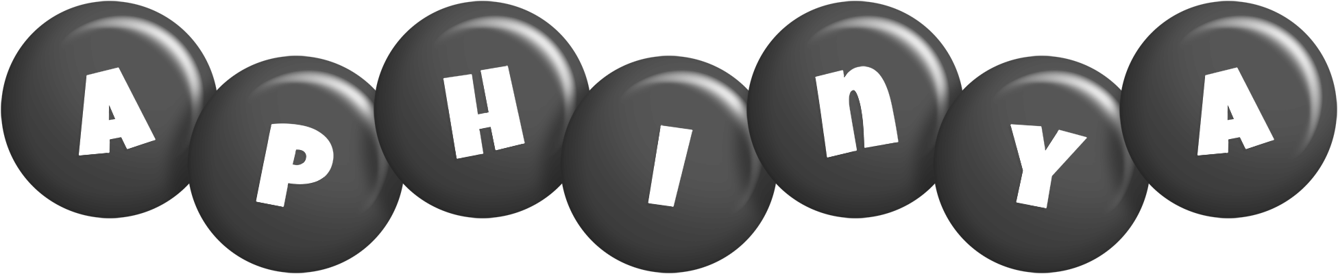 Aphinya candy-black logo