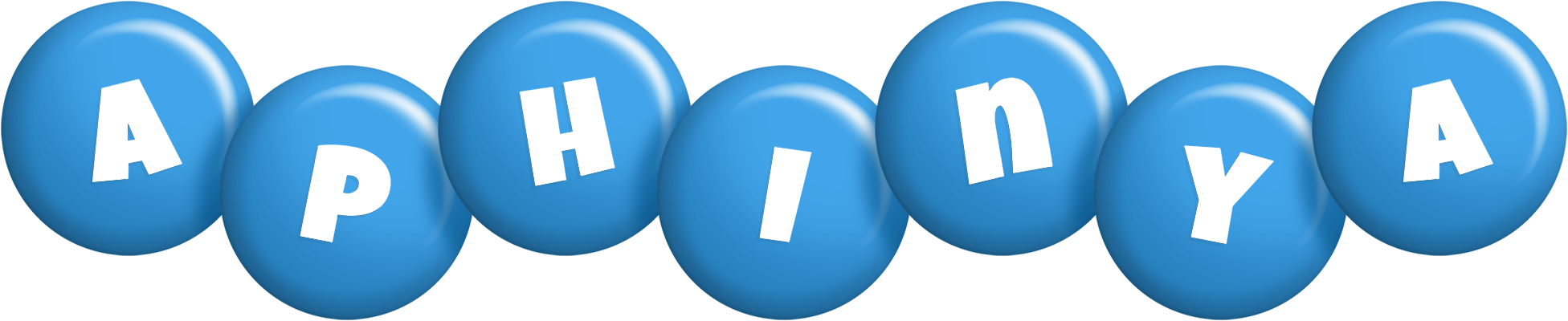 Aphinya candy-blue logo