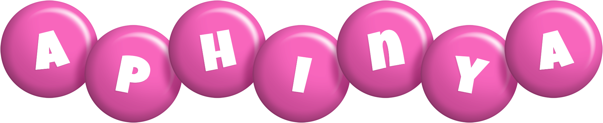 Aphinya candy-pink logo