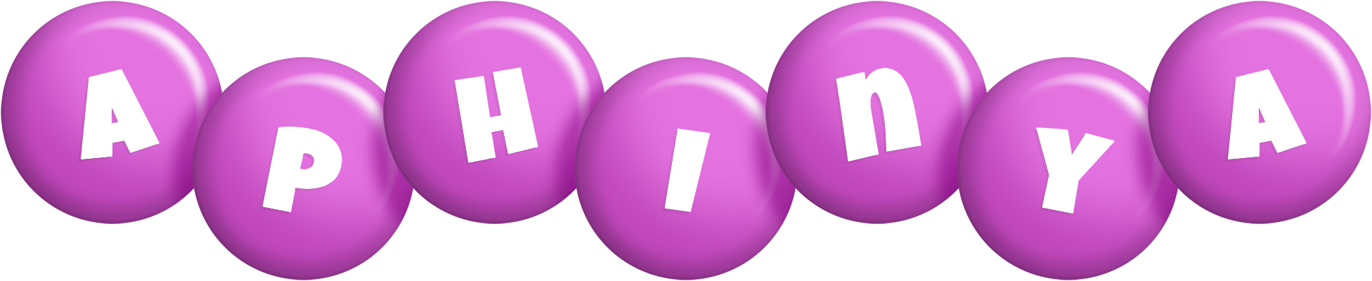 Aphinya candy-purple logo