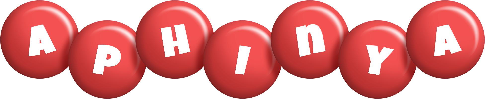 Aphinya candy-red logo