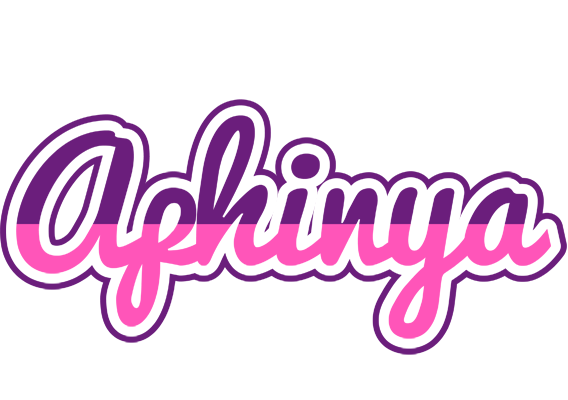 Aphinya cheerful logo