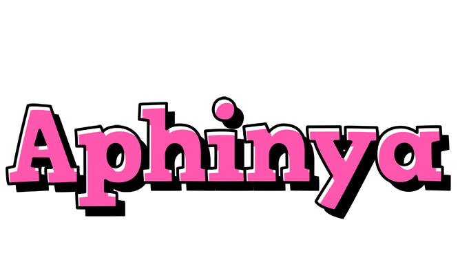 Aphinya girlish logo