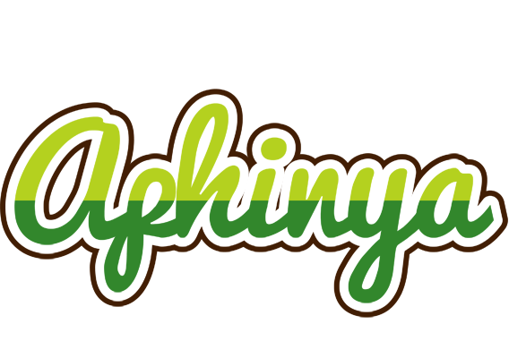 Aphinya golfing logo