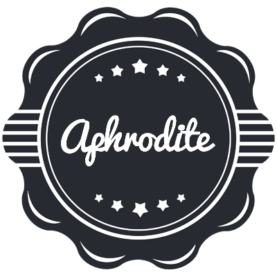 Aphrodite badge logo
