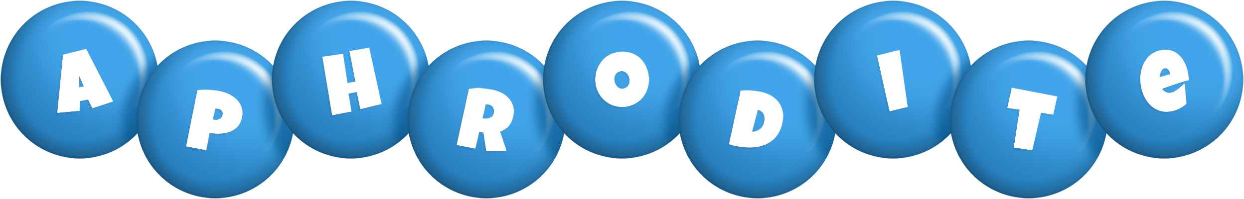 Aphrodite candy-blue logo