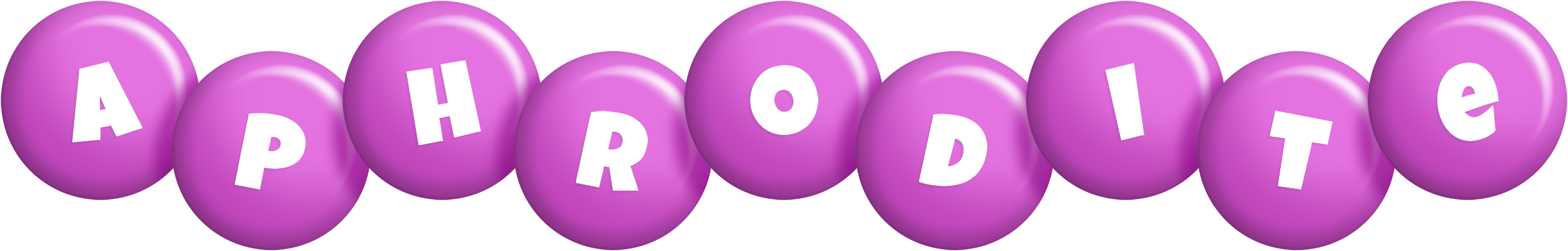 Aphrodite candy-purple logo
