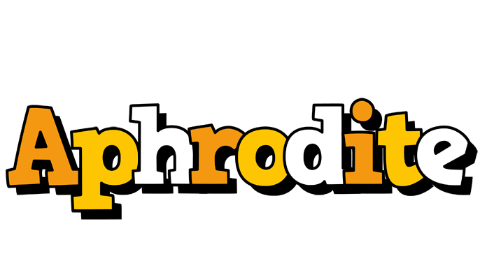 Aphrodite cartoon logo