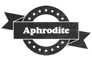 Aphrodite grunge logo