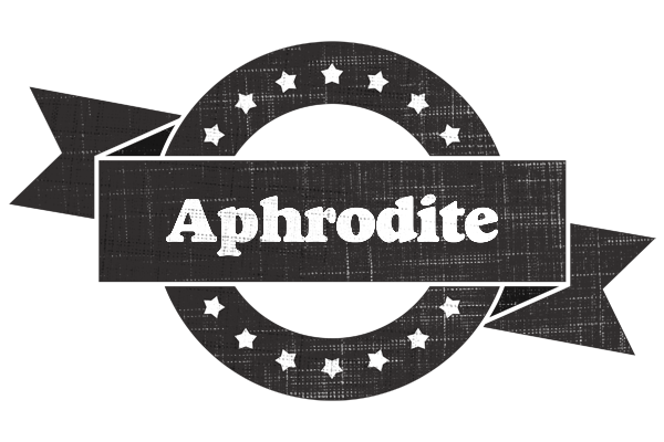 Aphrodite grunge logo