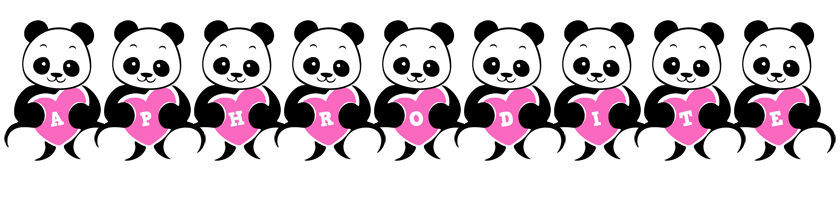 Aphrodite love-panda logo