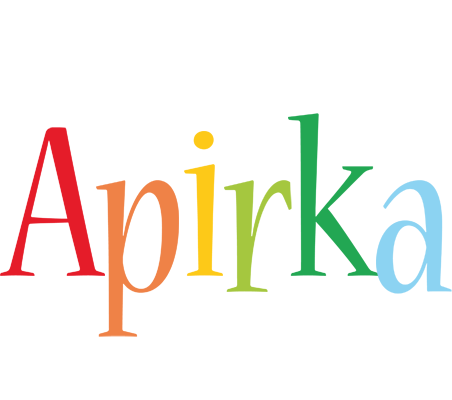 Apirka birthday logo
