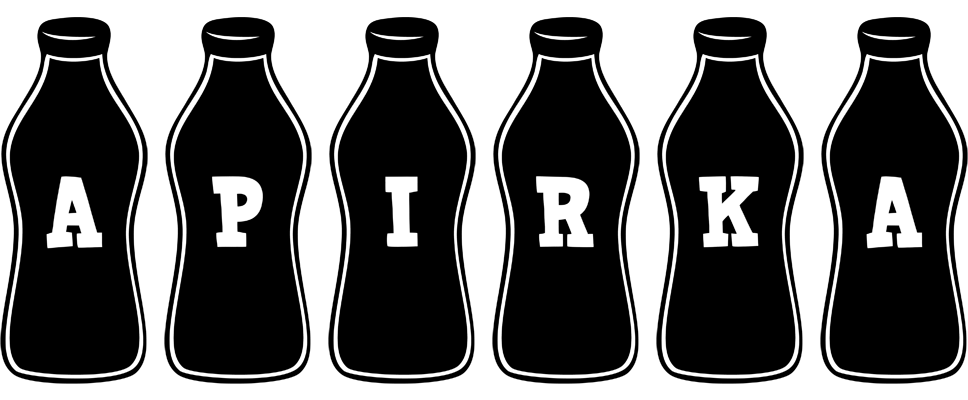 Apirka bottle logo