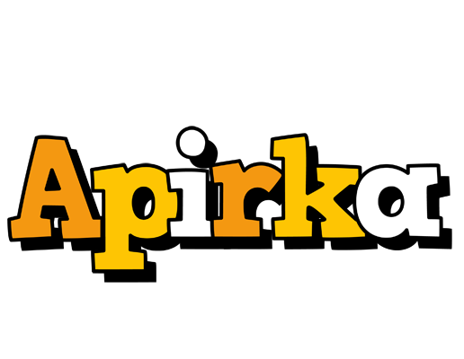 Apirka cartoon logo