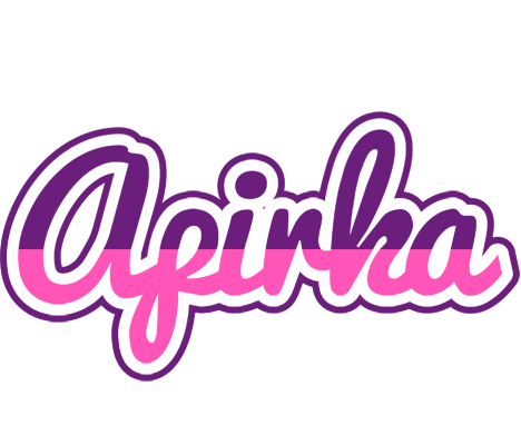 Apirka cheerful logo