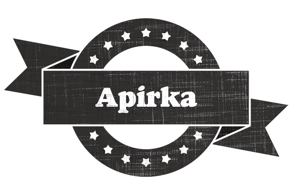 Apirka grunge logo