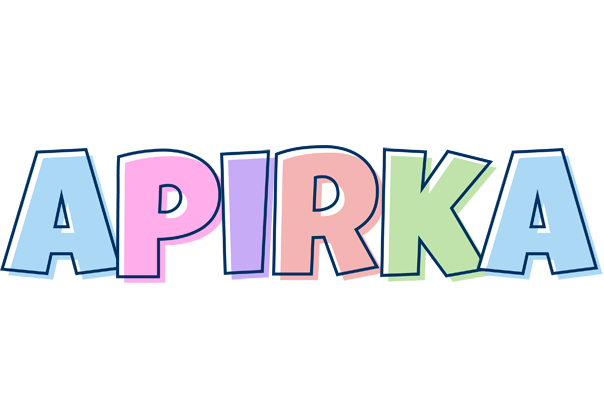 Apirka pastel logo