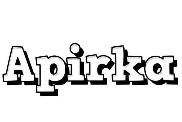 Apirka snowing logo
