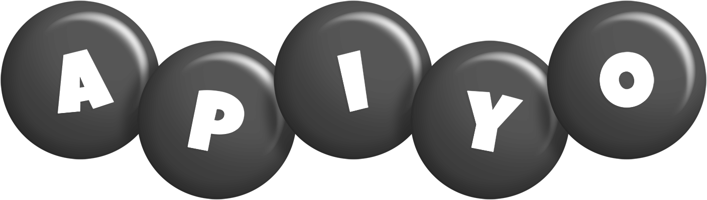 Apiyo candy-black logo