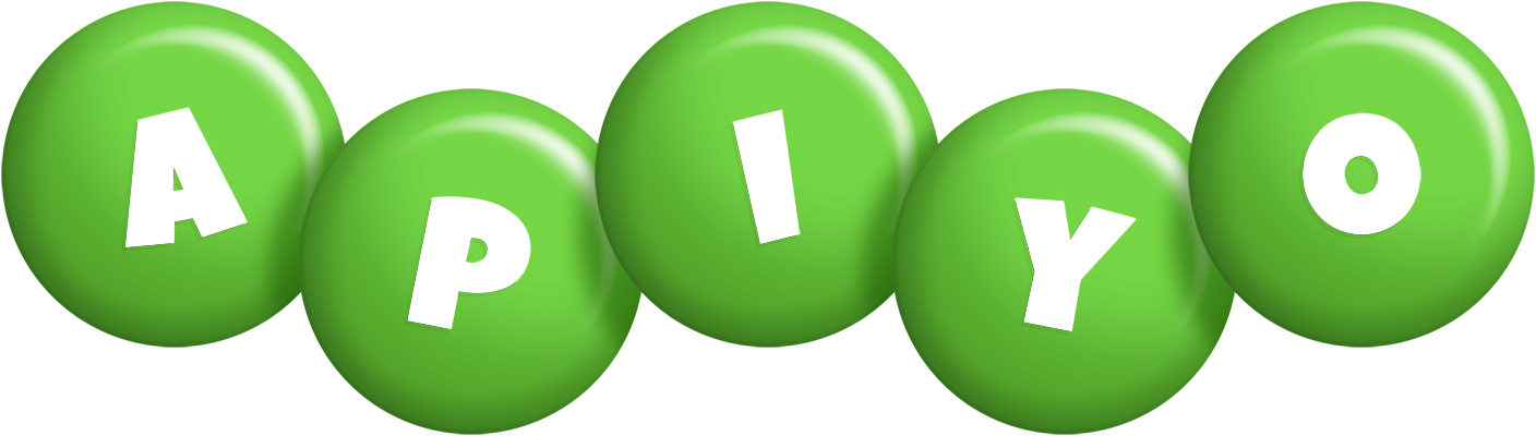 Apiyo candy-green logo