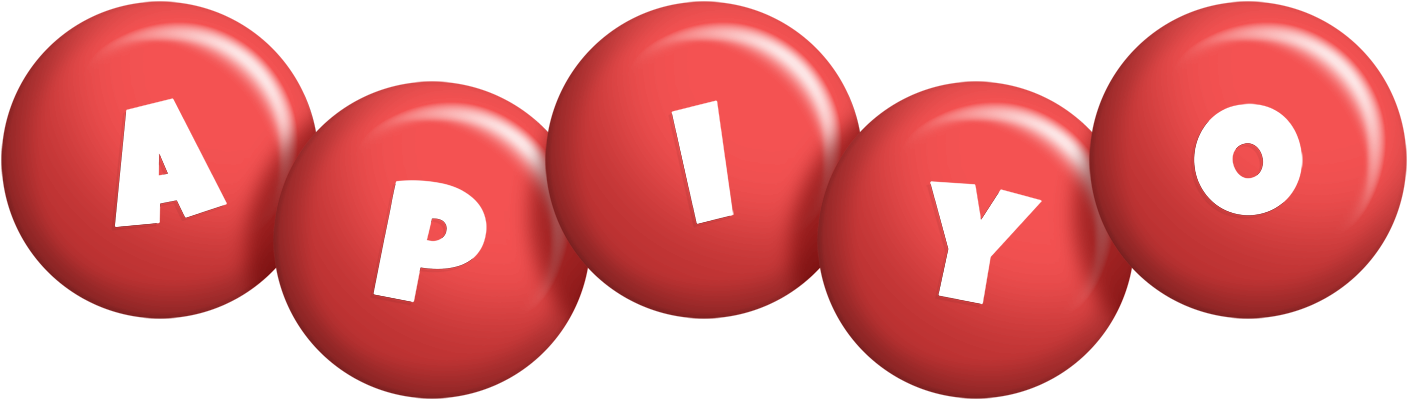 Apiyo candy-red logo