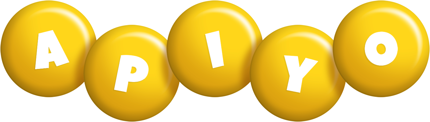 Apiyo candy-yellow logo