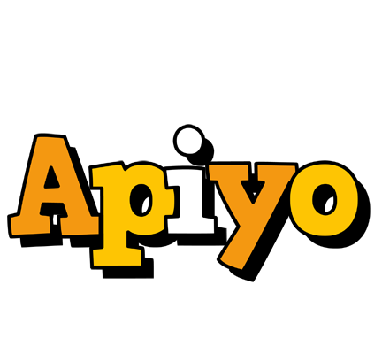 Apiyo cartoon logo