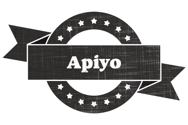 Apiyo grunge logo