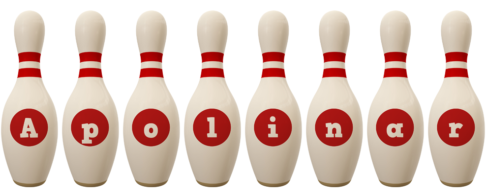 Apolinar bowling-pin logo