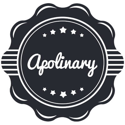 Apolinary badge logo