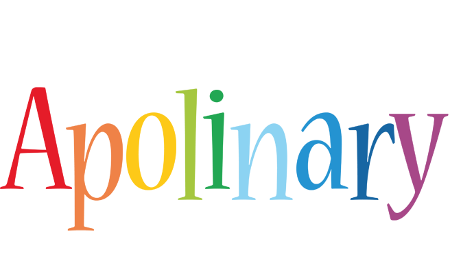 Apolinary birthday logo