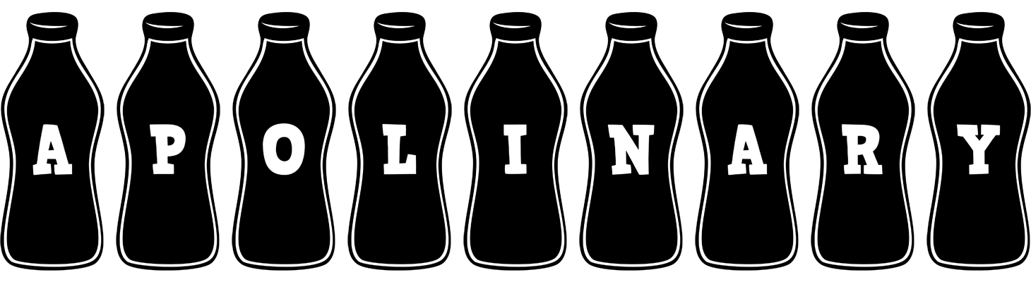 Apolinary bottle logo