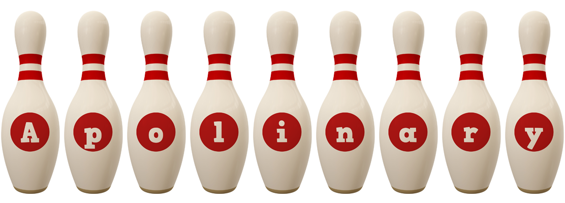 Apolinary bowling-pin logo