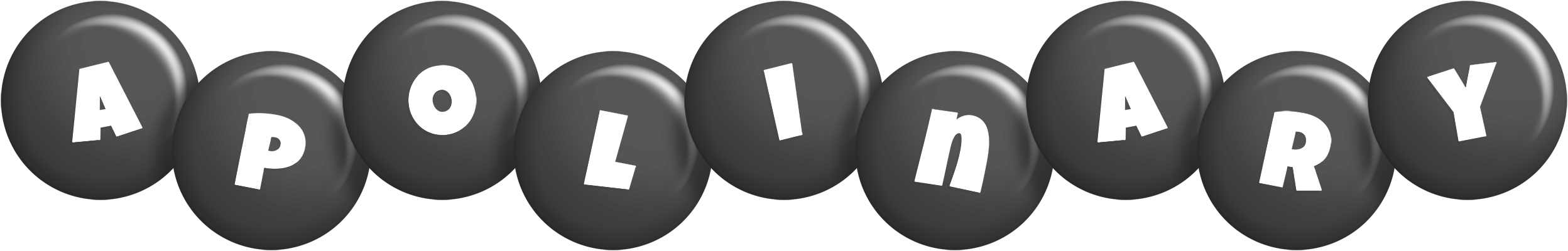 Apolinary candy-black logo