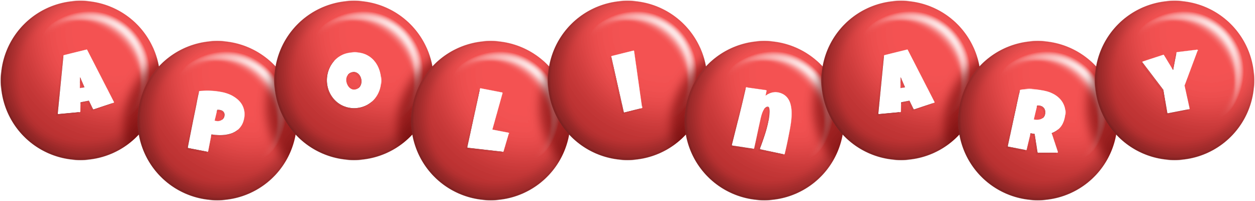 Apolinary candy-red logo