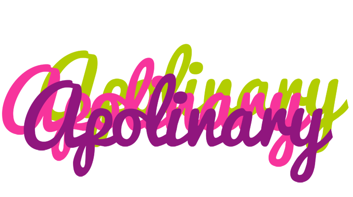 Apolinary flowers logo