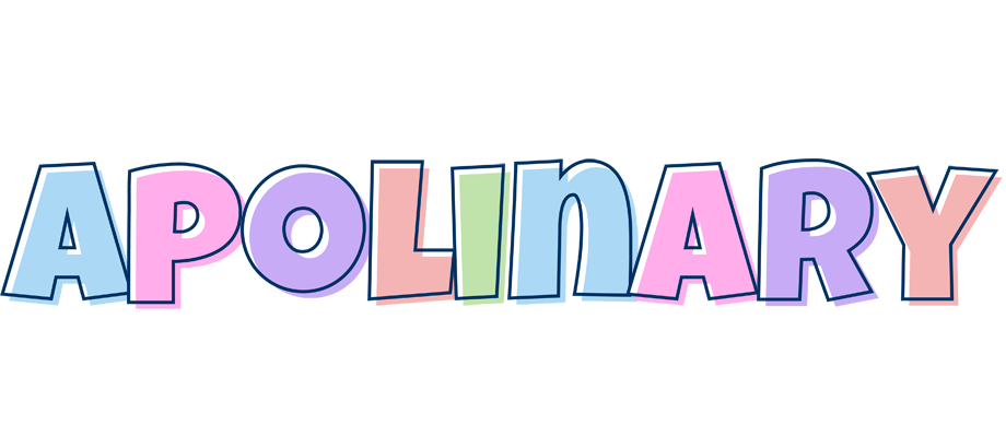 Apolinary pastel logo