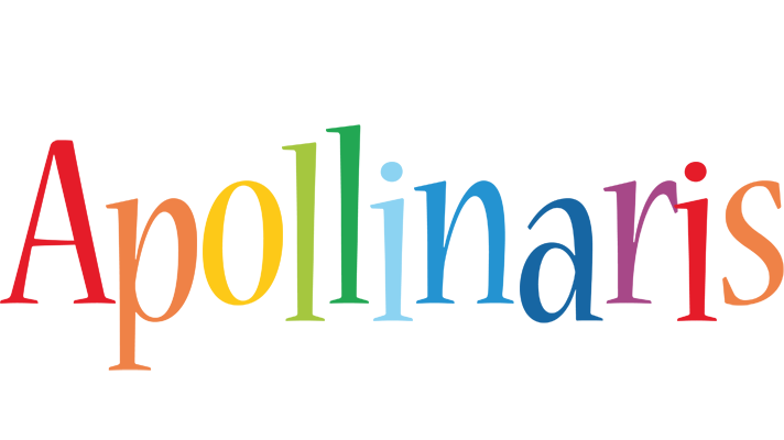 Apollinaris birthday logo